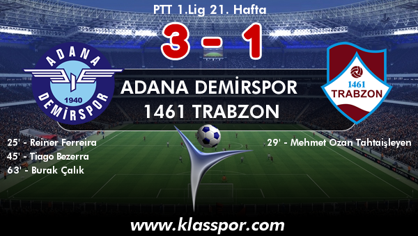 Adana Demirspor 3 - 1461 Trabzon 1