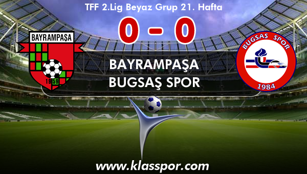 Bayrampaşa 0 - Bugsaş Spor 0