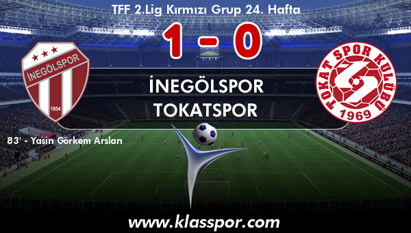 İnegölspor 1 - Tokatspor 0