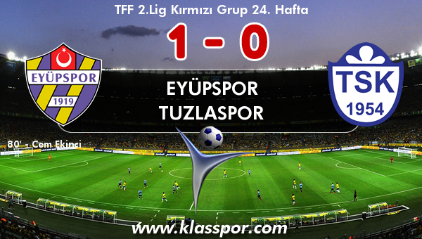 Eyüpspor 1 - Tuzlaspor 0