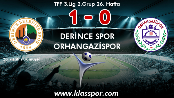 Derince Spor 1 - Orhangazispor 0