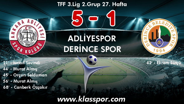Adliyespor 5.vitese taktı