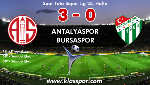 Antalyaspor 3 - Bursaspor 0