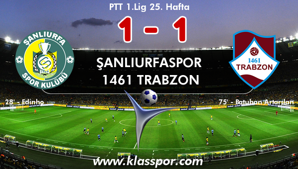 Şanlıurfaspor 1 - 1461 Trabzon 1