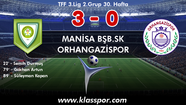 Manisa BŞB.SK 3 - Orhangazispor 0