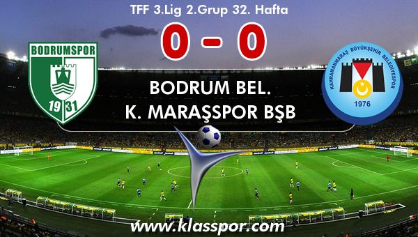 Bodrum Bel. 0 - K. Maraşspor BŞB 0