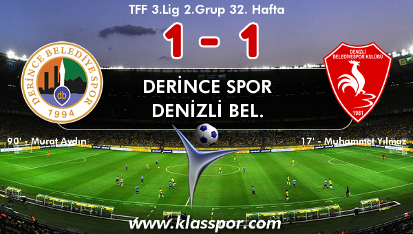 Derince Spor 1 - Denizli Bel. 1