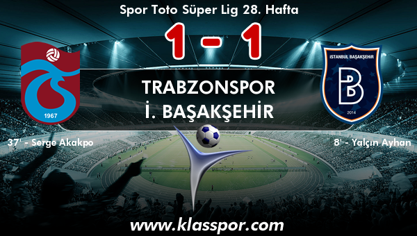 Trabzonspor 1 - İ. Başakşehir 1