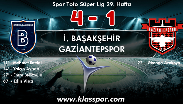 İ. Başakşehir 4 - Gaziantepspor 1