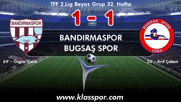 Bandırmaspor 1 - Bugsaş Spor 1