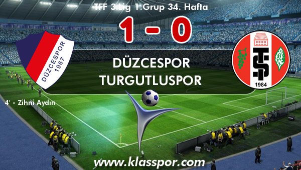 Düzcespor 1 - Turgutluspor 0