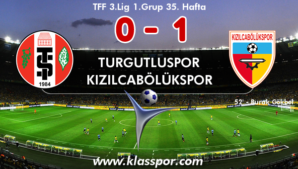 Turgutluspor 0 - Kızılcabölükspor 1