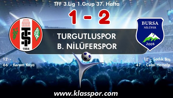 Turgutluspor 1 - B. Nilüferspor 2