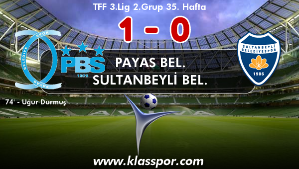 Payas Bel. 1 - Sultanbeyli Bel. 0