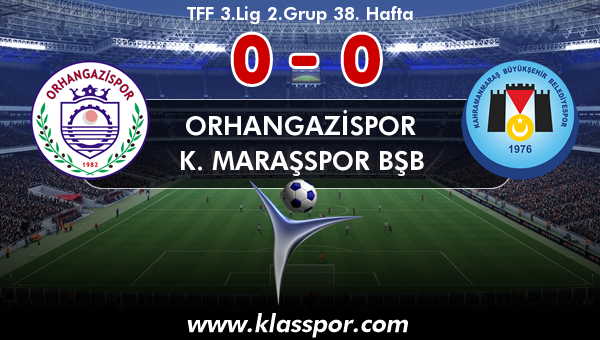 Orhangazispor 0 - K. Maraşspor BŞB 0