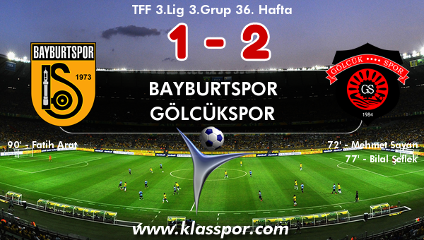 Bayburtspor 1 - Gölcükspor 2