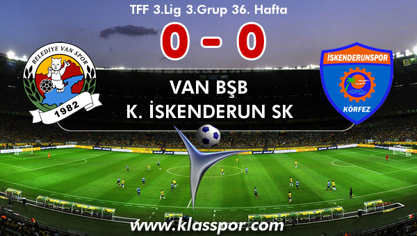 Van BŞB 0 - K. İskenderun SK 0