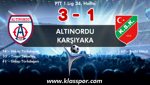 Altınordu 3 - Karşıyaka 1