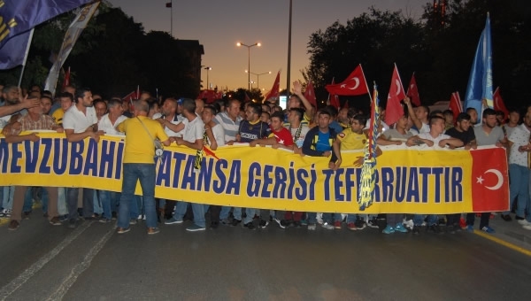 Ankaragücü'nden demokrasi yürüyüşü...