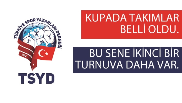 TSYD Ankara Turnuvasında rakipler belli oldu..