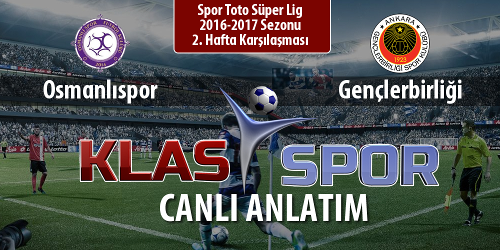 Osmanlıspor - Gençlerbirliği sahaya hangi kadro ile çıkıyor?