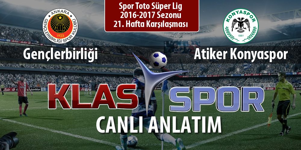 İşte Gençlerbirliği - Atiker Konyaspor maçında ilk 11'ler