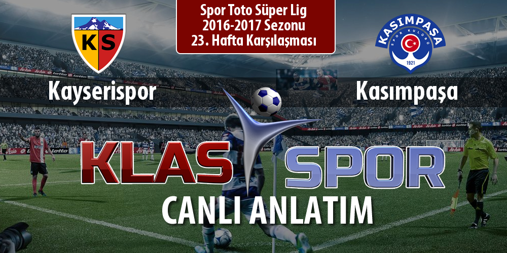 Kayserispor - Kasımpaşa maç kadroları belli oldu...