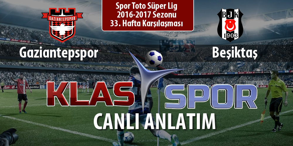 Gaziantepspor - Beşiktaş maç kadroları belli oldu...