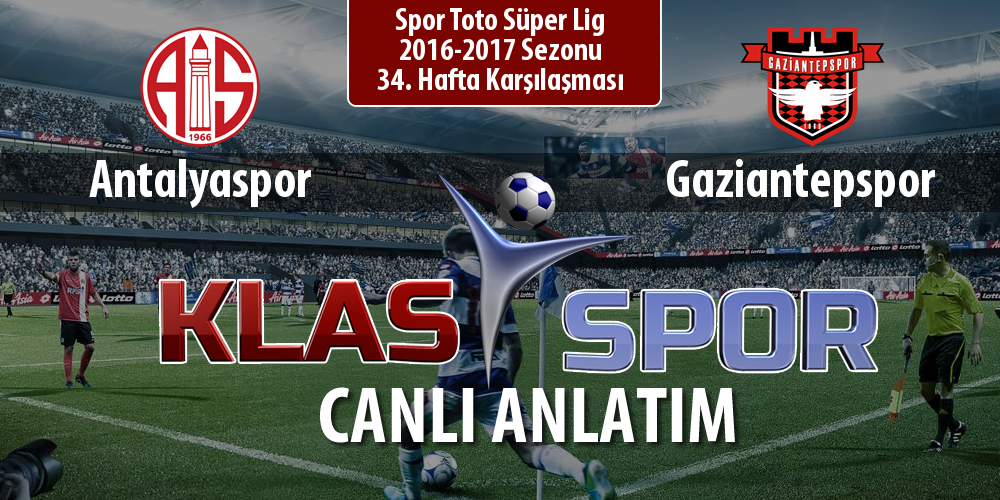 Antalyaspor - Gaziantepspor maç kadroları belli oldu...