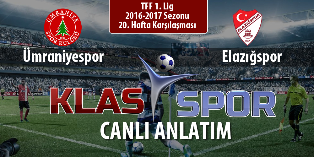 İşte Ümraniyespor - Elazığspor maçında ilk 11'ler