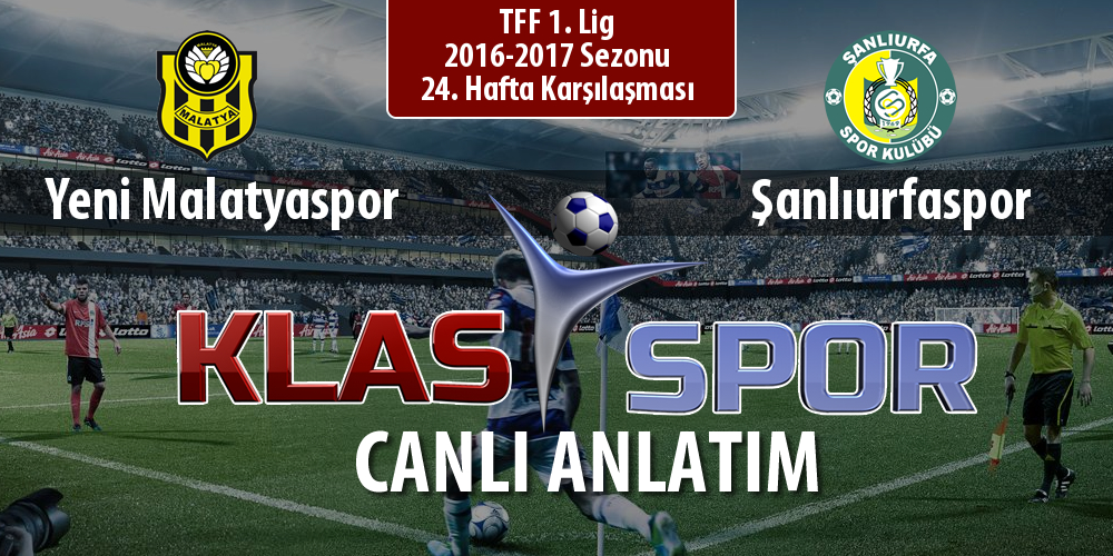 Yeni Malatyaspor - Şanlıurfaspor maç kadroları belli oldu...