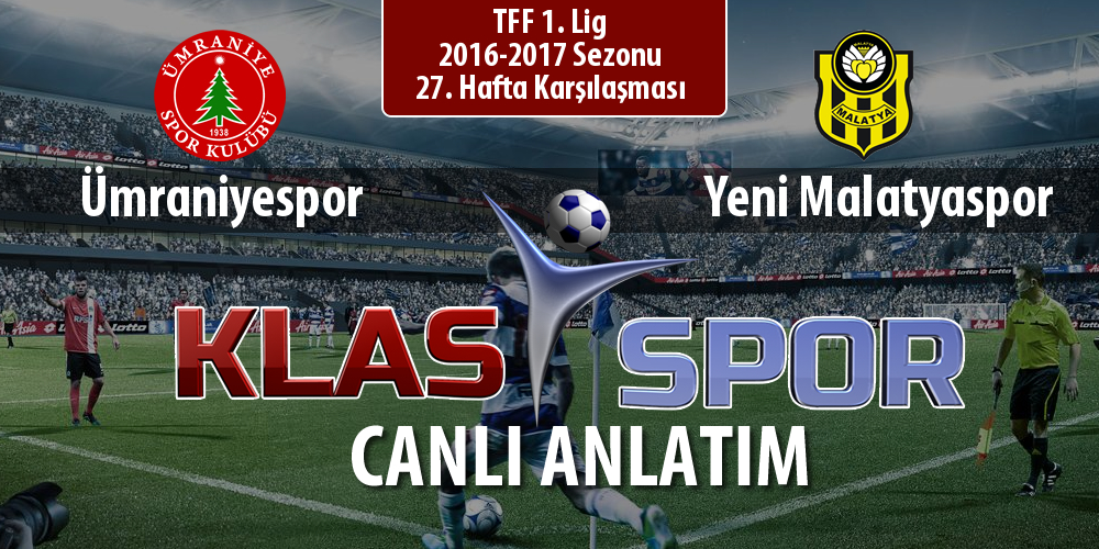 İşte Ümraniyespor - Yeni Malatyaspor maçında ilk 11'ler
