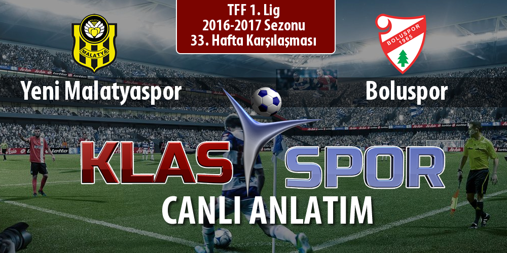 İşte Yeni Malatyaspor - Boluspor maçında ilk 11'ler