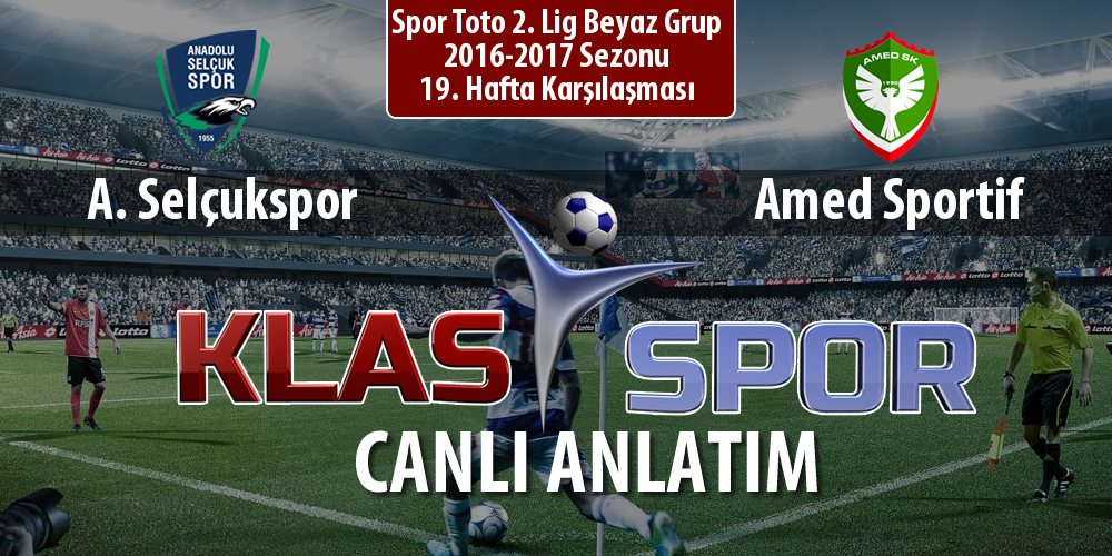 A. Selçukspor - Amed Sportif maç kadroları belli oldu...