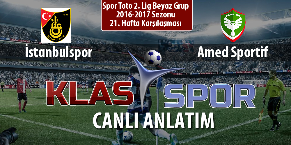 İşte İstanbulspor - Amed Sportif maçında ilk 11'ler