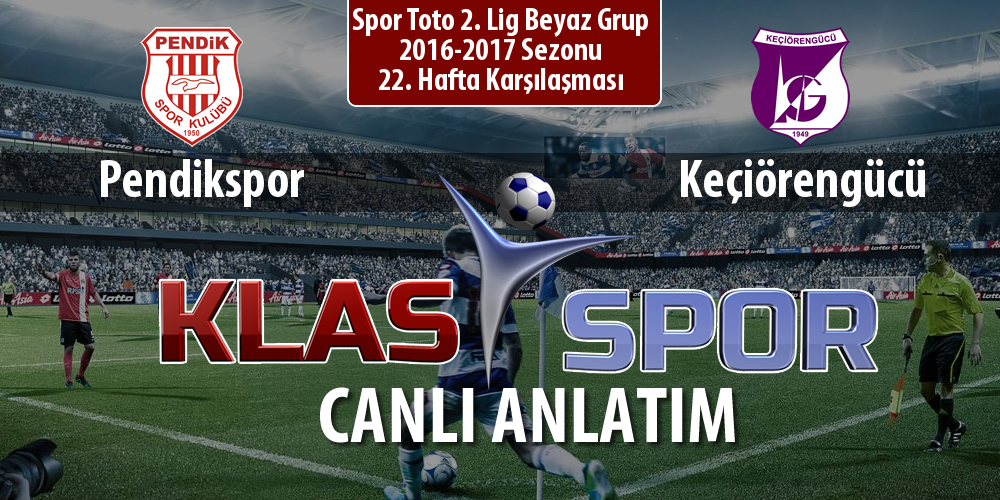 Pendikspor - Keçiörengücü maç kadroları belli oldu...