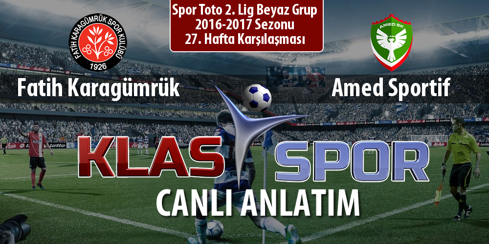 Fatih Karagümrük - Amed Sportif sahaya hangi kadro ile çıkıyor?