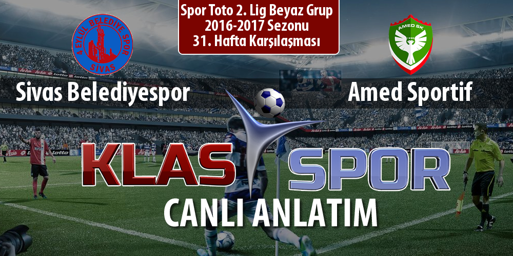 Sivas Belediyespor - Amed Sportif sahaya hangi kadro ile çıkıyor?