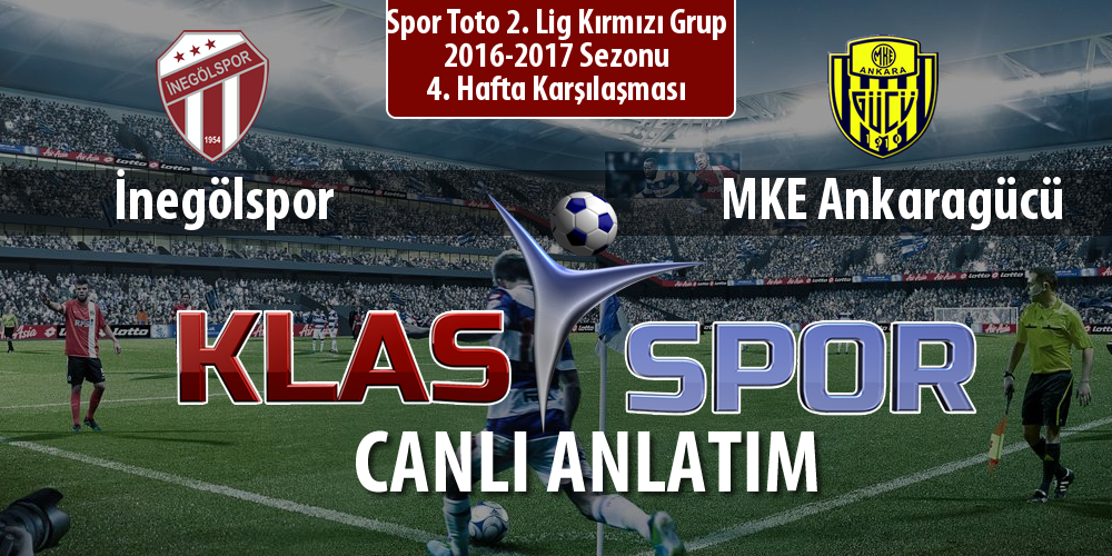 İşte İnegölspor - MKE Ankaragücü maçında ilk 11'ler