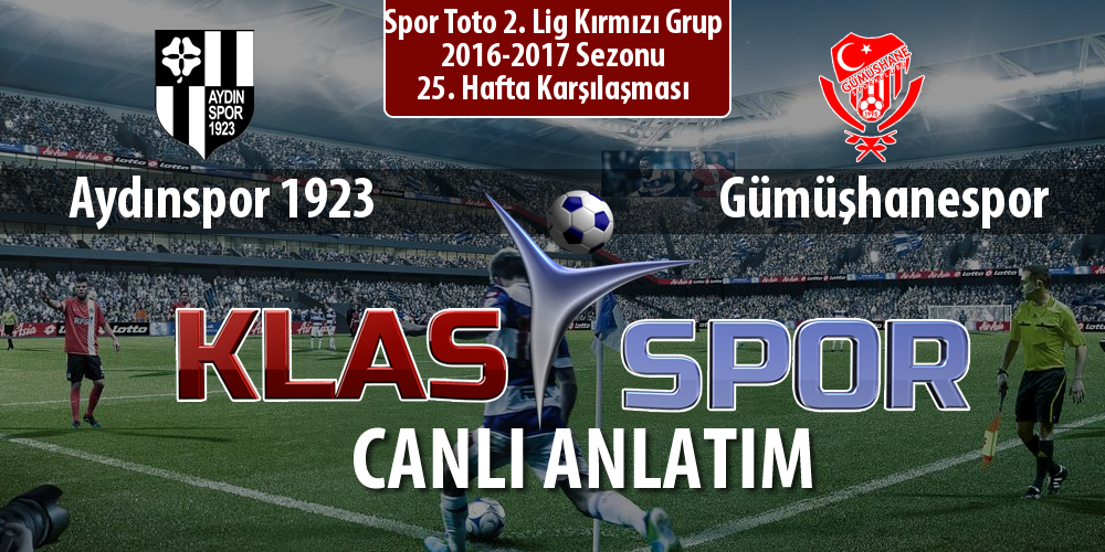 Aydınspor 1923 - Gümüşhanespor sahaya hangi kadro ile çıkıyor?