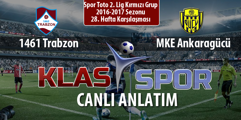 1461 Trabzon - MKE Ankaragücü maç kadroları belli oldu...