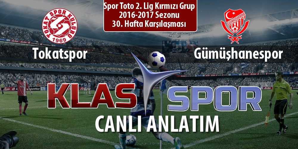 Tokatspor - Gümüşhanespor maç kadroları belli oldu...