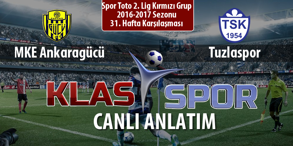 MKE Ankaragücü - Tuzlaspor maç kadroları belli oldu...