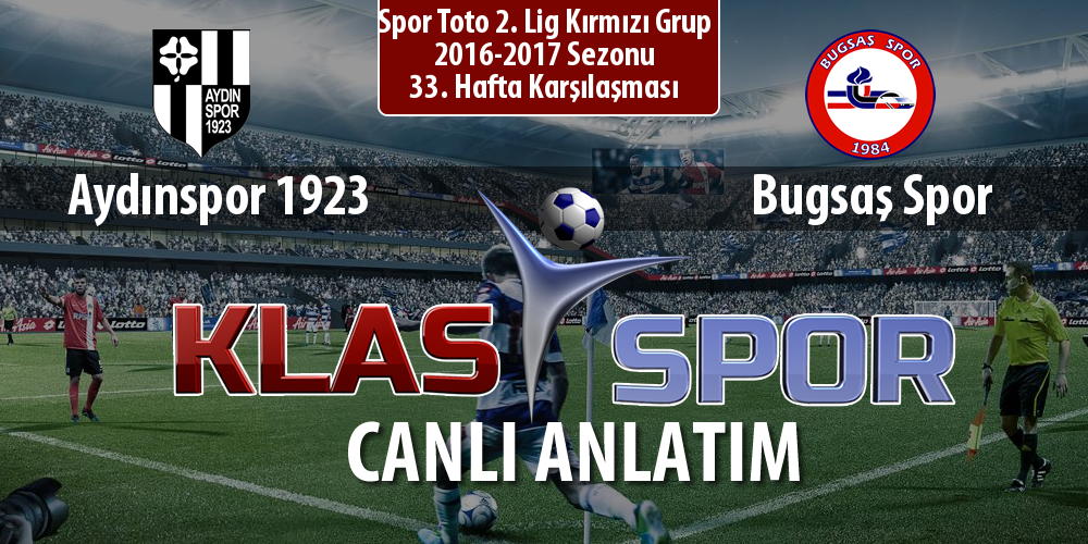 Aydınspor 1923 - Bugsaş Spor sahaya hangi kadro ile çıkıyor?