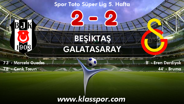 Beşiktaş 2 - Galatasaray 2