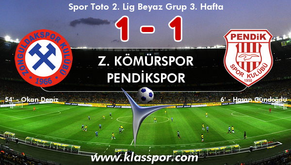 Z. Kömürspor 1 - Pendikspor 1