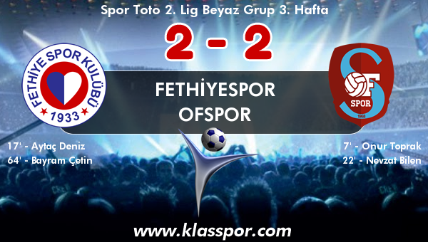 Fethiyespor 2 - Ofspor 2