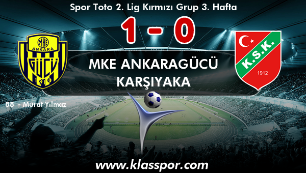 MKE Ankaragücü 1 - Karşıyaka 0