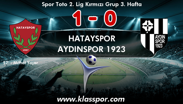 Hatayspor 1 - Aydınspor 1923 0