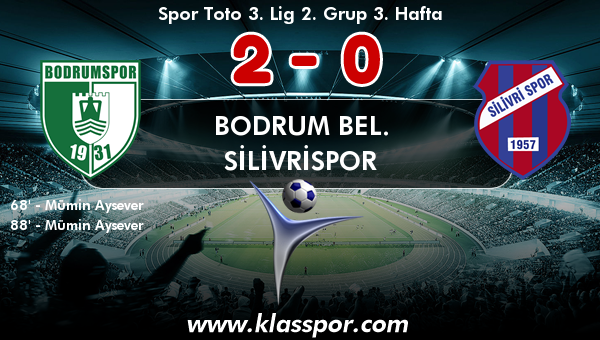 Bodrum Bel. 2 - Silivrispor 0